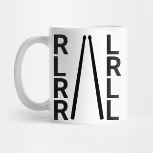 Paradiddle: RLRR LRLL Drum Rudiment Enthusiast Mug